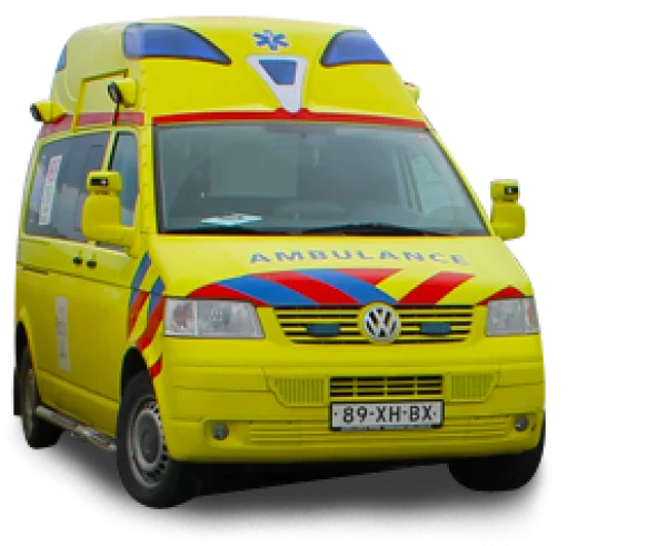 Yellow Ambulance PNG Transparent Background