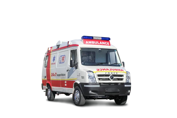 White Ambulance PNG Transparent Background