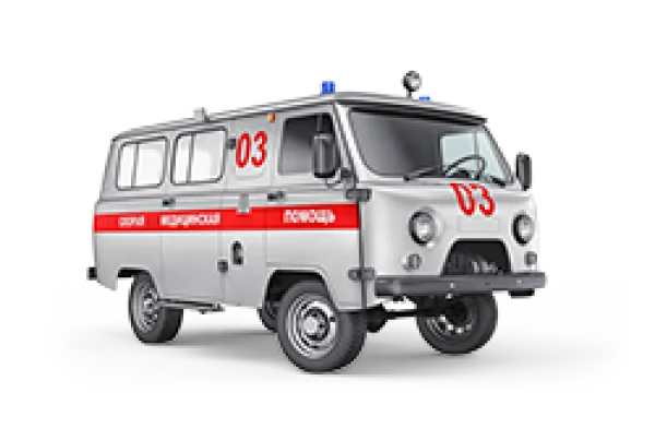 Russian Ambulance Van PNG Transparent Background