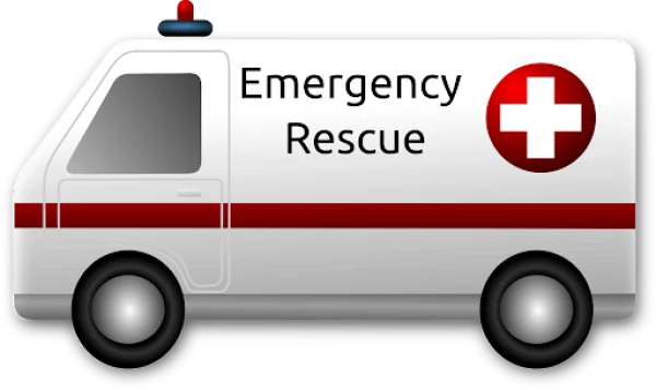 Emergency Ambulance PNG Transparent Background