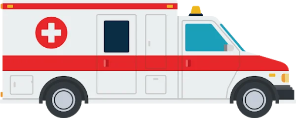 Ambulance Vehicle PNG Transparent Background