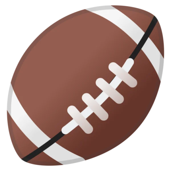 American Football Transparent Background PNG
