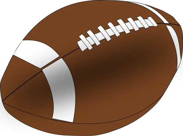 American Football Ball PNG Transparent Background