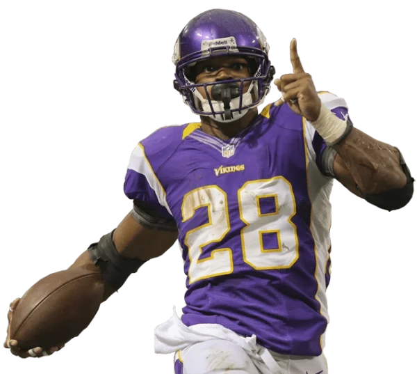 Minnesota Vikings Football Player #28 Transparent PNG