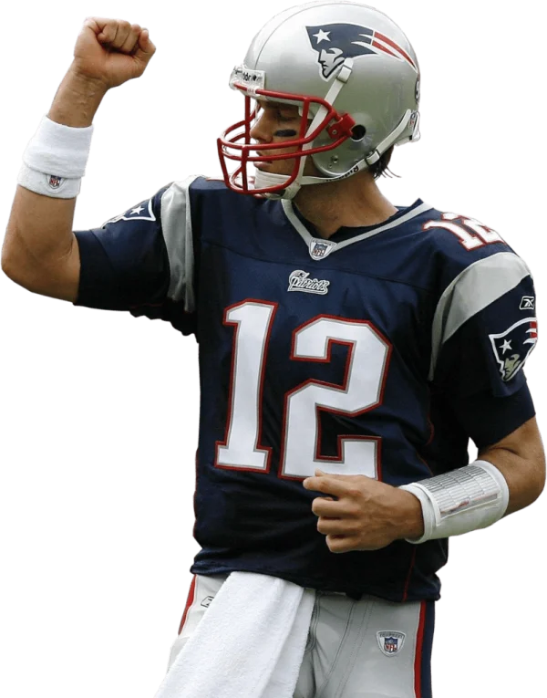 Tom Brady New England Patriots Celebration PNG