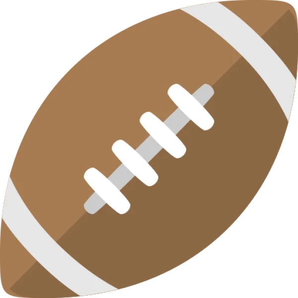 American Football PNG Transparent Background
