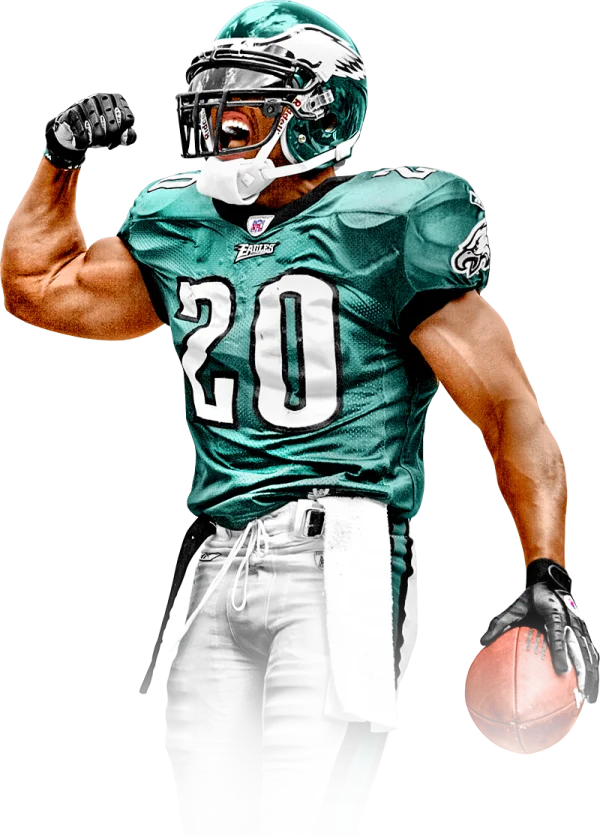 Philadelphia Eagles Football Player PNG Transparent Background