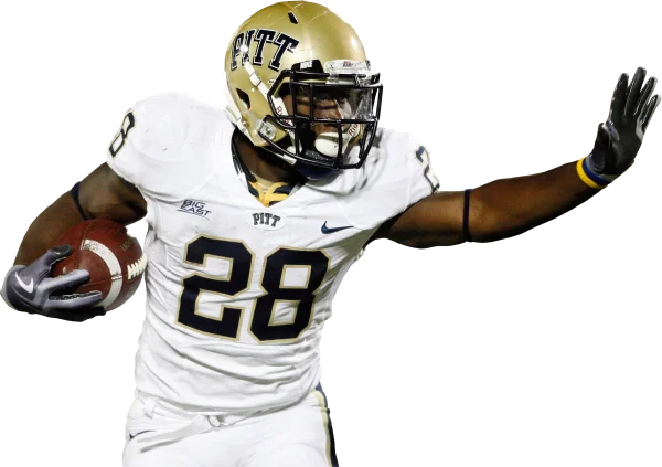 Football Player Running with Ball Transparent PNG