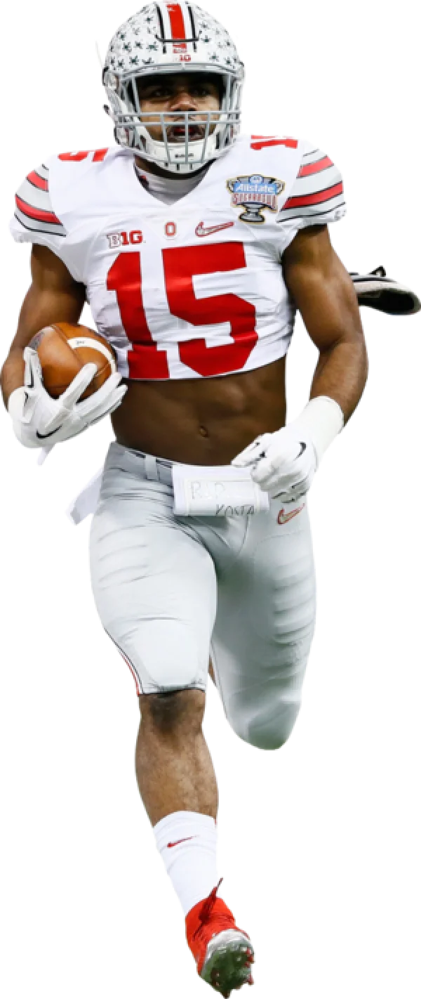 Ezekiel Elliott Ohio State Football Player PNG