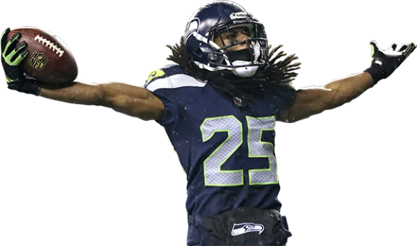 Richard Sherman Seattle Seahawks Football Player PNG Transparent