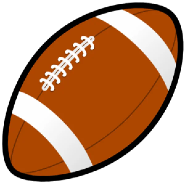 American Football Ball PNG Transparent Background