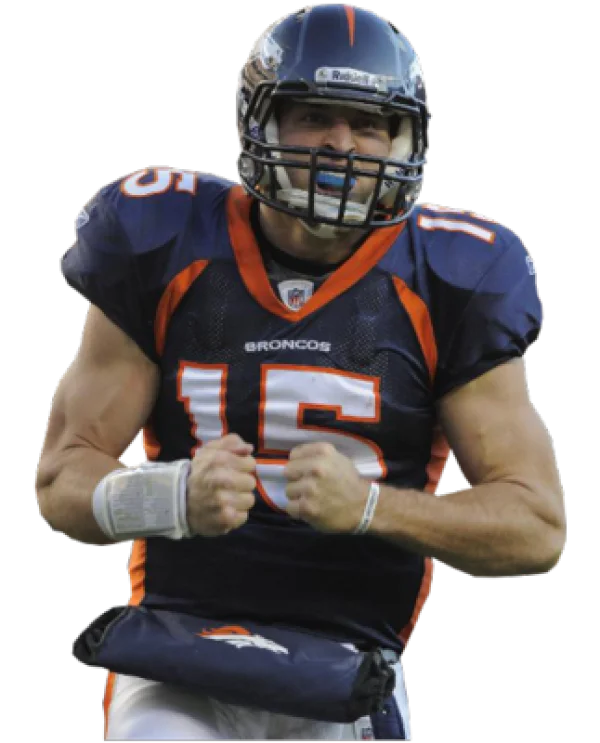 Denver Broncos Football Player #15 PNG