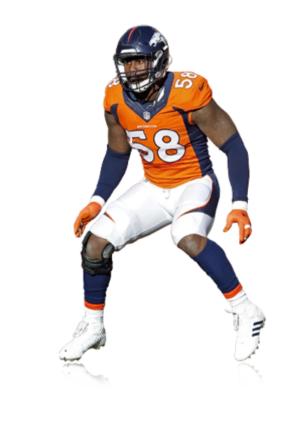 Denver Broncos Football Player #58 PNG