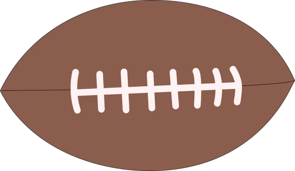 American Football Ball PNG Transparent Background