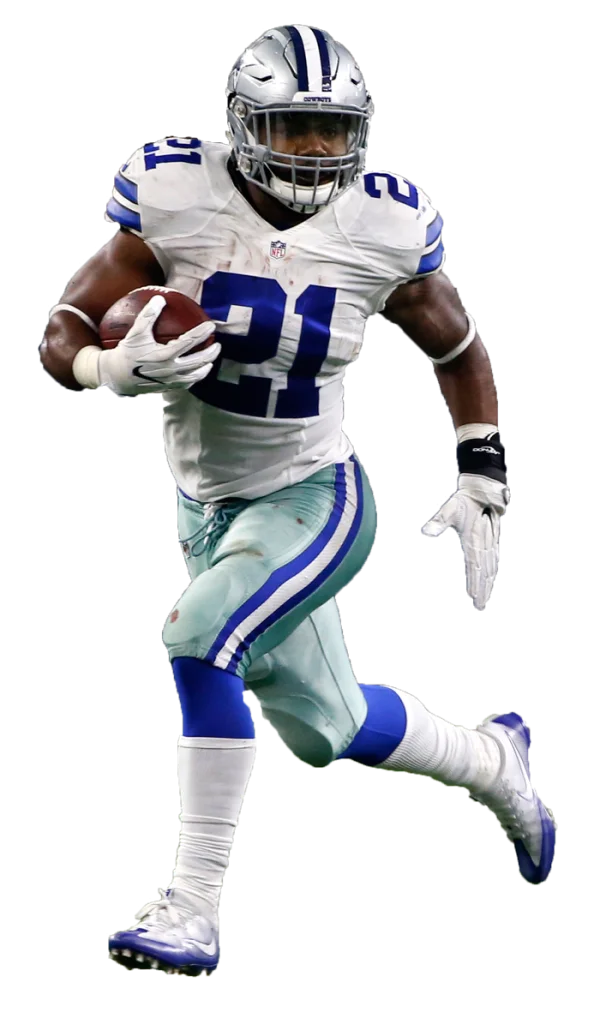 Ezekiel Elliott Dallas Cowboys Running PNG Transparent Background