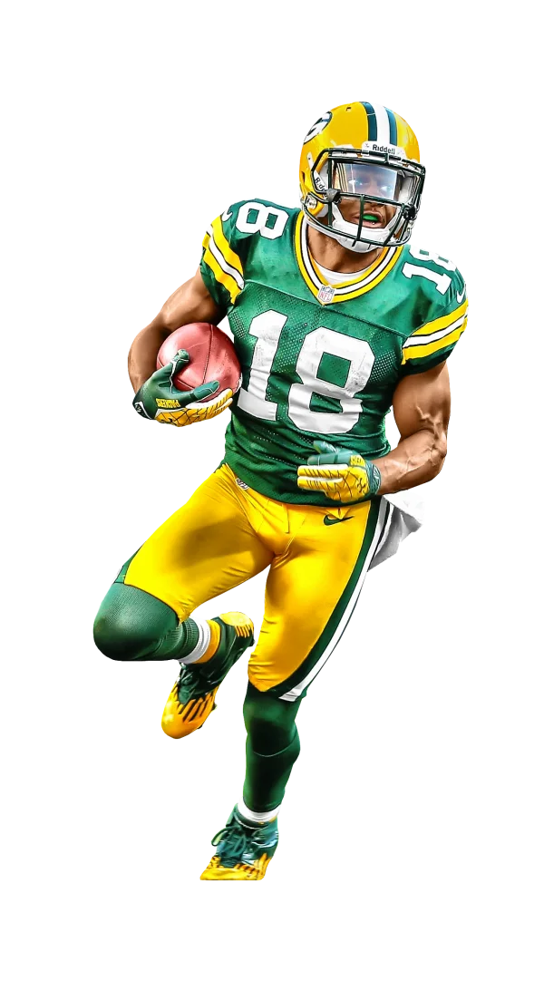 Green Bay Packers Football Player PNG Transparent