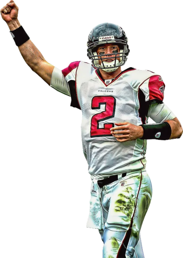 Football Player Celebration Pose PNG Transparent Background