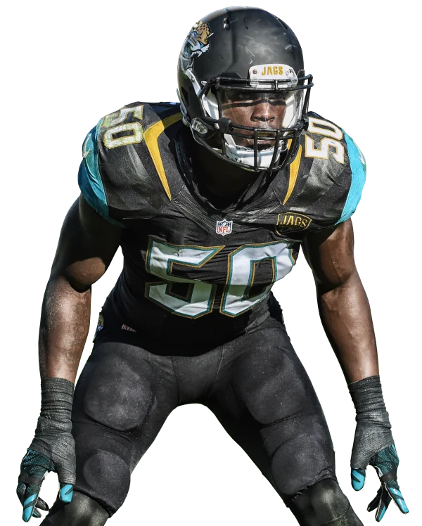Jacksonville Jaguars Football Player #50 PNG