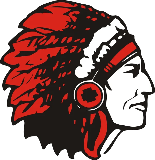 Native American Chief Head Logo PNG Transparent Background
