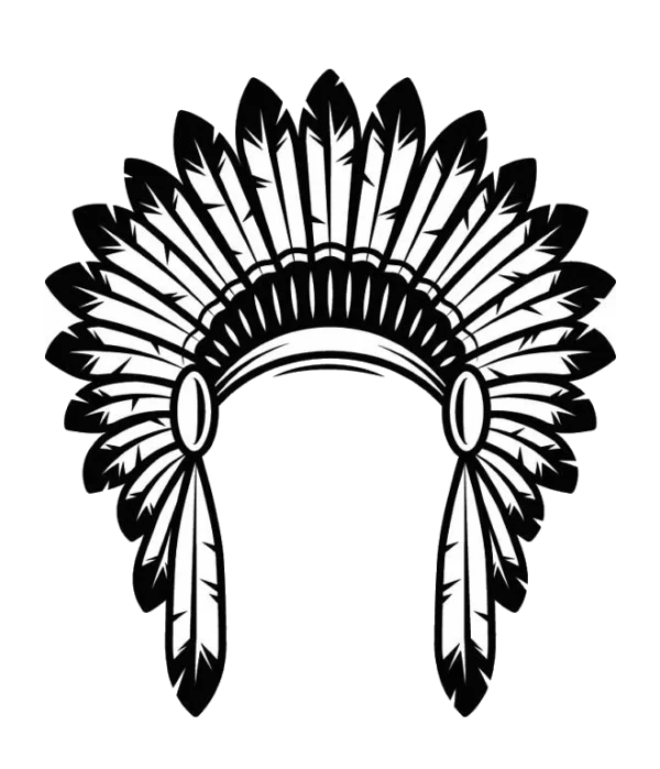 Native American Headdress PNG Transparent Background