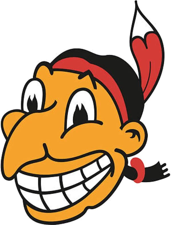 Vintage Chief Wahoo Mascot Logo PNG Transparent