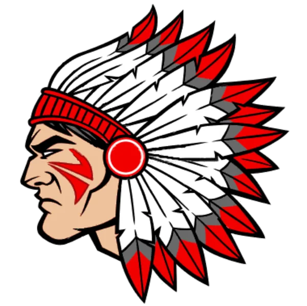 Native American Chief Head Logo PNG Transparent
