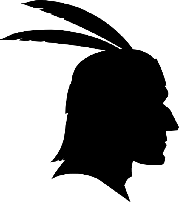 Native American Chief Silhouette PNG