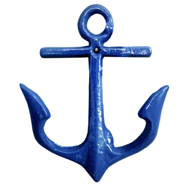 Blue Anchor PNG Transparent Background