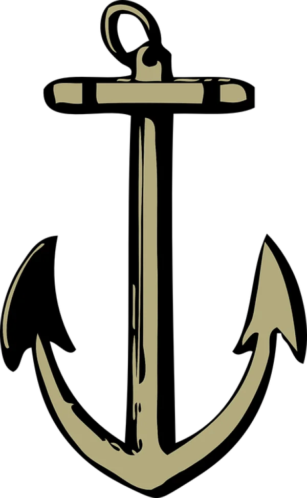 Nautical Anchor Symbol PNG Transparent