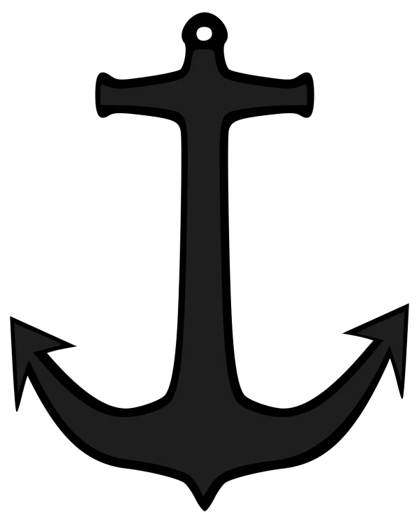 Simple Anchor Icon PNG Transparent