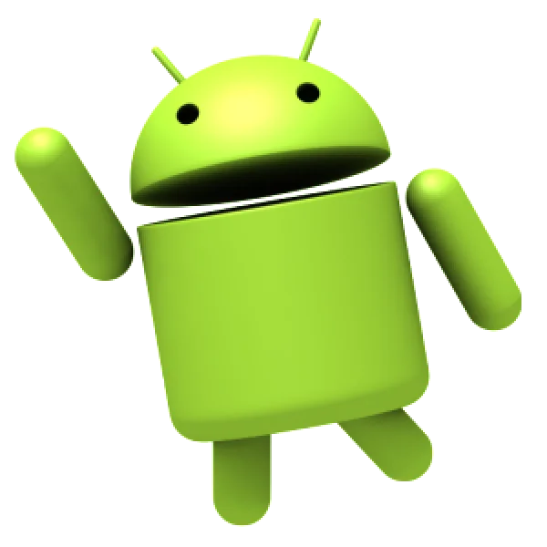 Android Robot Logo 3D PNG Transparent Background