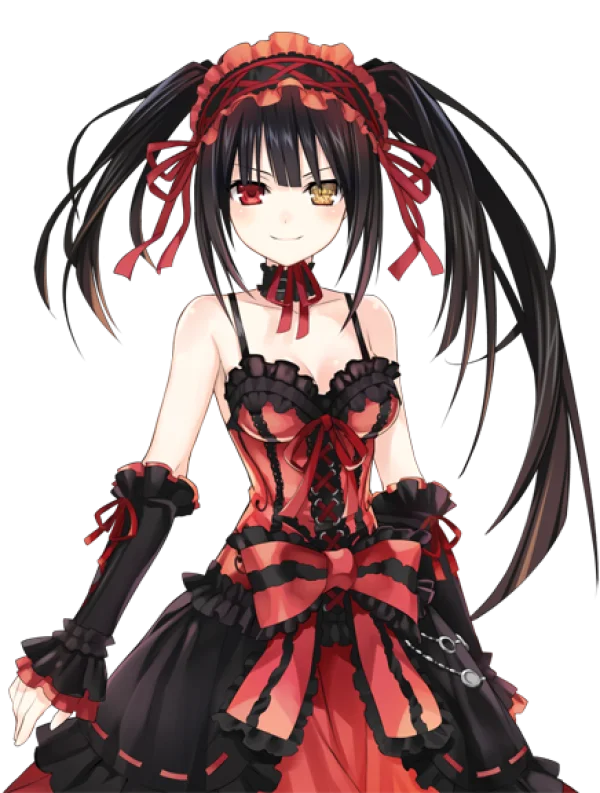 Anime Girl Kurumi Tokisaki Transparent PNG