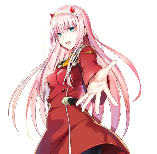 Zero Two Darling in the Franxx PNG Transparent