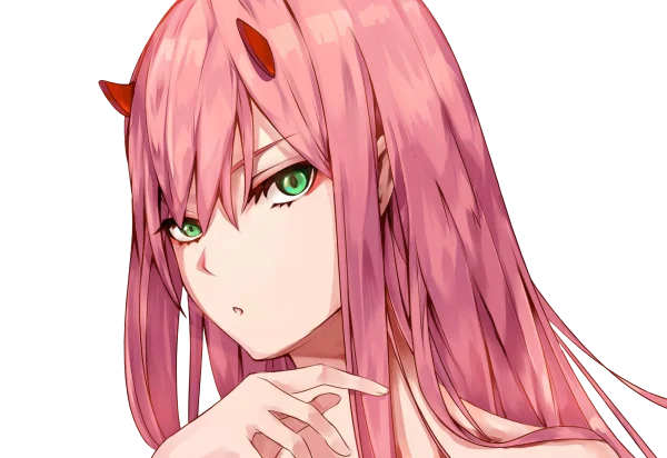 Zero Two Anime Character PNG