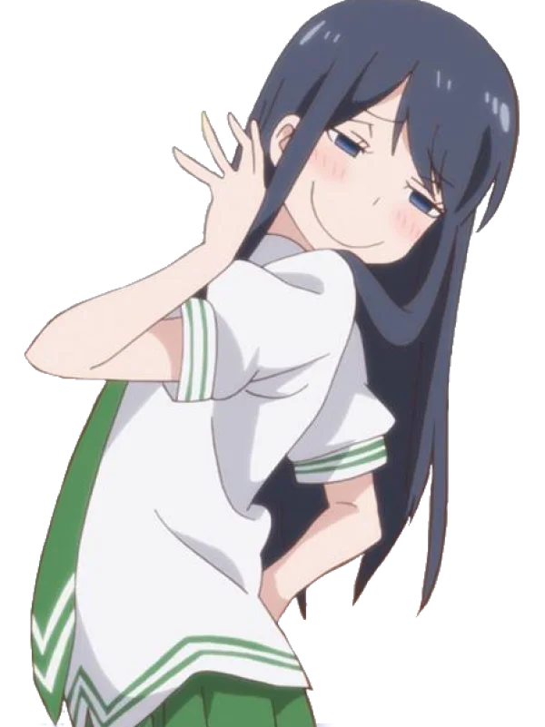 Sly Anime Girl Transparent PNG