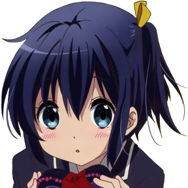 Cute Anime Girl Holding Gift PNG Transparent