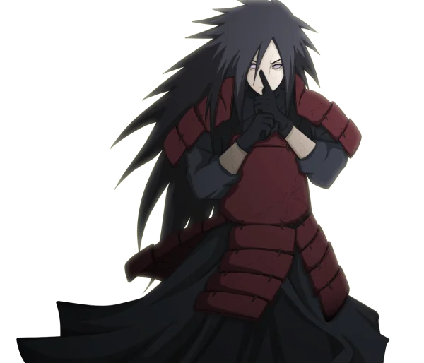Madara Uchiha Anime Character PNG Transparent Background