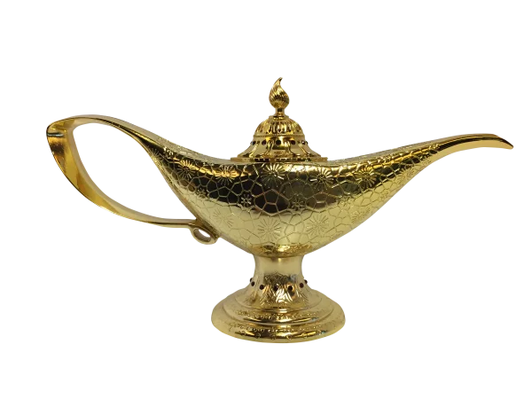 Golden Genie Lamp Transparent PNG