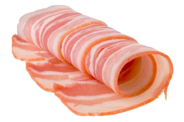 Rolled Raw Bacon Slice PNG Transparent