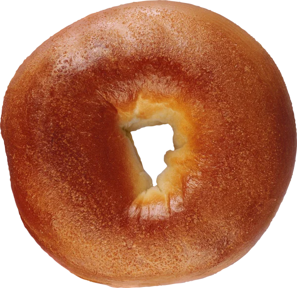 Plain Bagel PNG Transparent Background