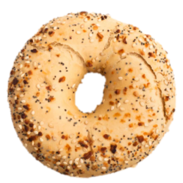 Everything Bagel PNG Transparent Background