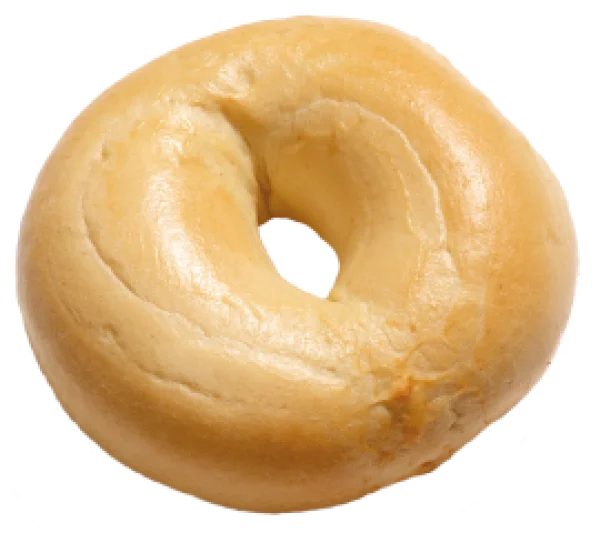 Plain Bagel Transparent PNG Image