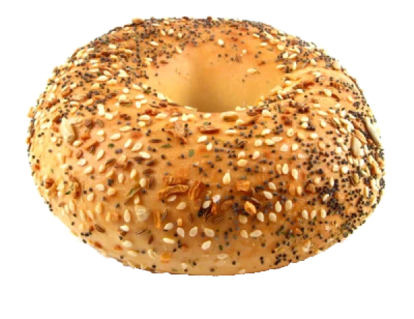 Everything Bagel PNG Transparent Background