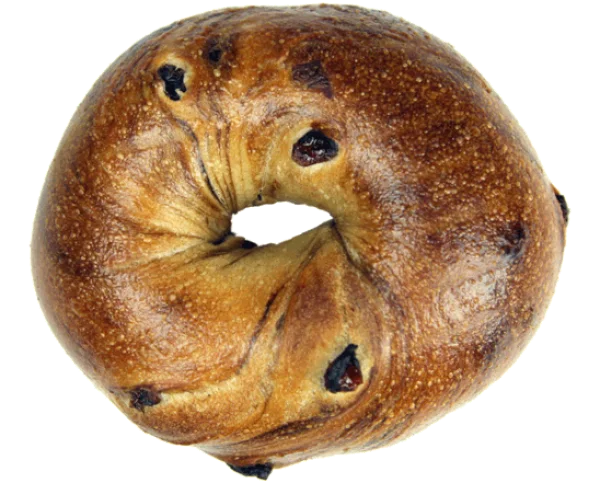 Raisin Bagel PNG Transparent Background