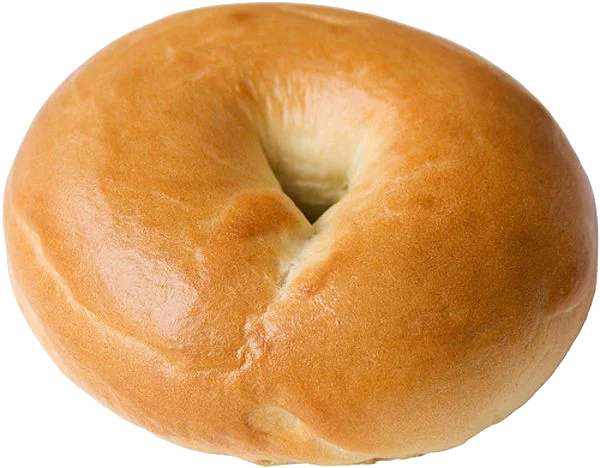 Plain Bagel PNG Transparent Background