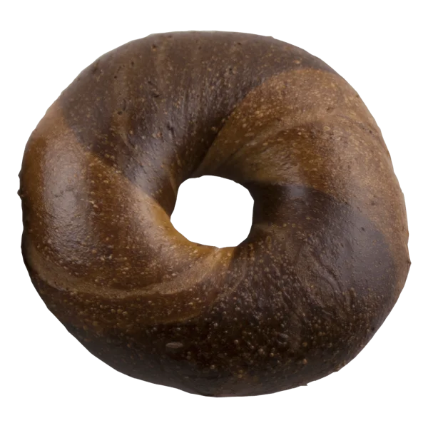 Pumpernickel Bagel PNG Transparent Background