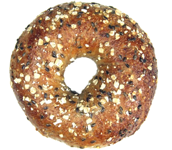 Multigrain Bagel PNG Transparent Background