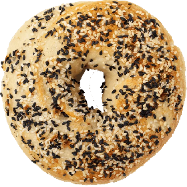 Everything Bagel PNG Transparent Background