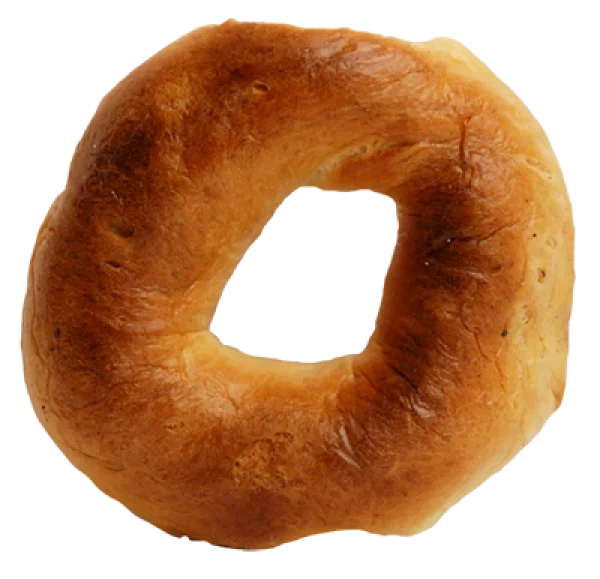 Plain Bagel PNG Transparent Background