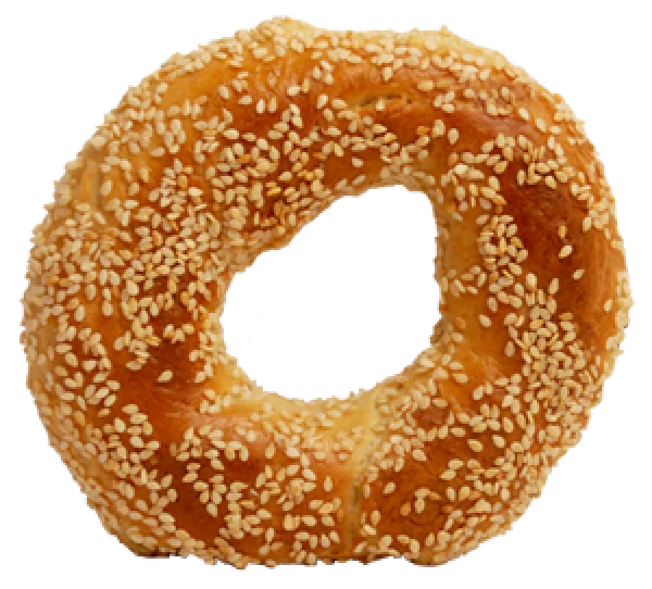 Sesame Bagel PNG Transparent Background